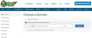 How to host a website - domain name